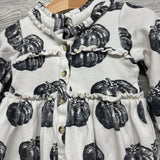 Button Up Dress Pumpkins 18-24M