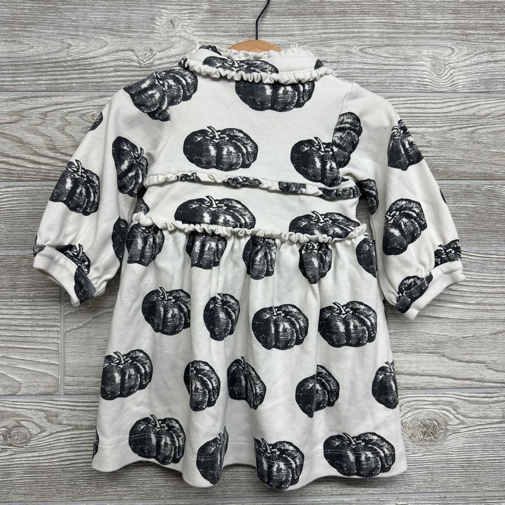 Button Up Dress Pumpkins 18-24M
