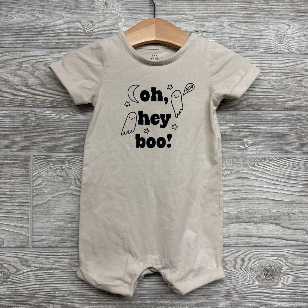 Shorty Romper Oh, Hey Boo 6-9M