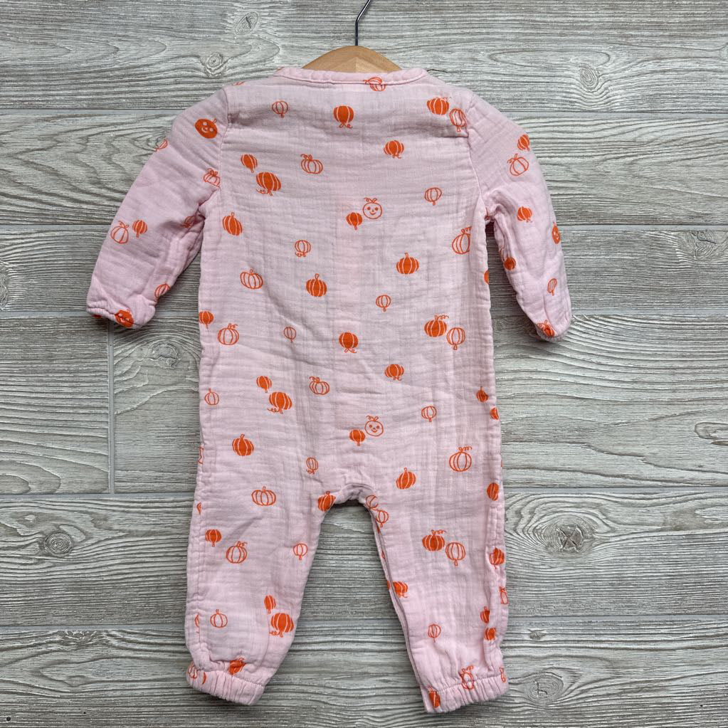 Muslin Outfit Pumpkins 6-9M