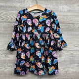LS Dress Tie Dye Ghosts 4-5