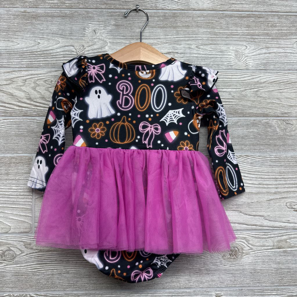 Tulle Dress Pumpkins, Spider Webs 12-18M