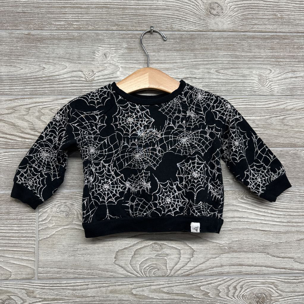 Crewneck Spider Webs 6-9M