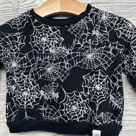 Crewneck Spider Webs 6-9M