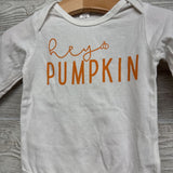 LS Bodysuit Hey Pumpkin & Ribbed Flare Pants 6-9M