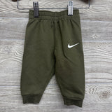 Striped Bamboo Bodysuit & French Terry Joggers 3M
