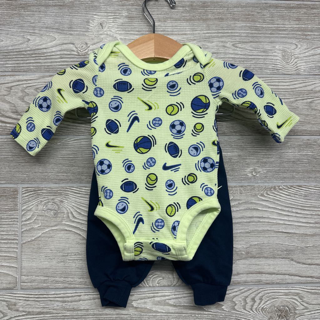 Waffle Knit Bodysuit Sports & Jogger Sweatpants 3M