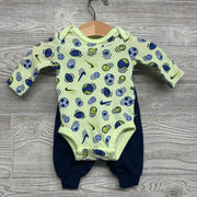Waffle Knit Bodysuit Sports & Jogger Sweatpants 3M