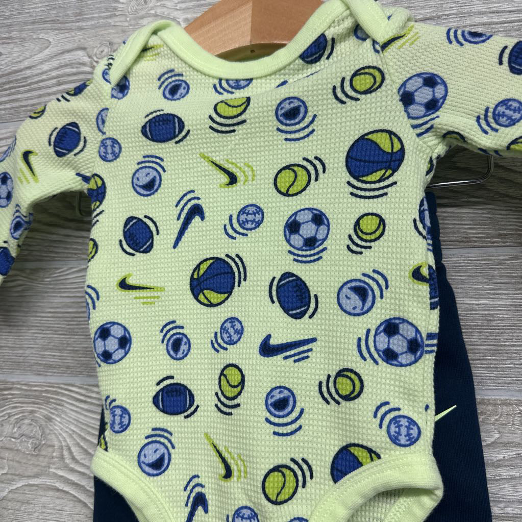 Waffle Knit Bodysuit Sports & Jogger Sweatpants 3M