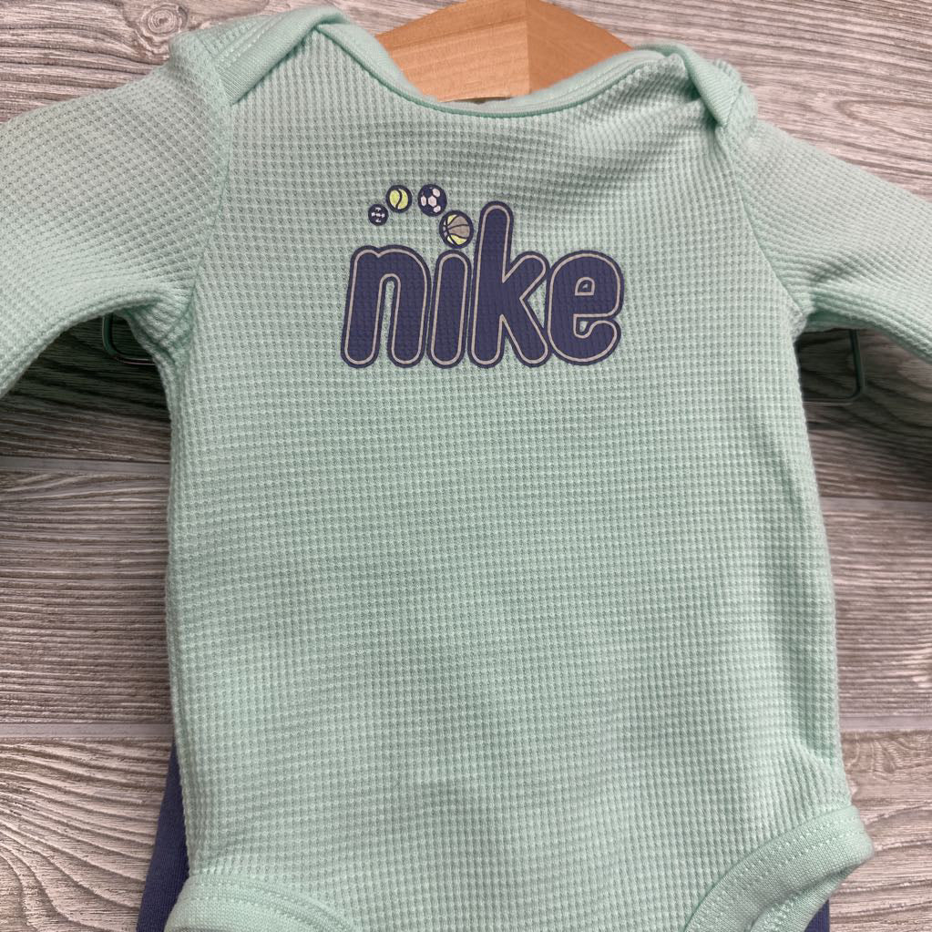 Waffle Knit Bodysuit Sports & Jogger Sweatpants 3M