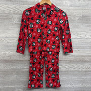 2 Pc Fleece Pj Mickey Mouse 10