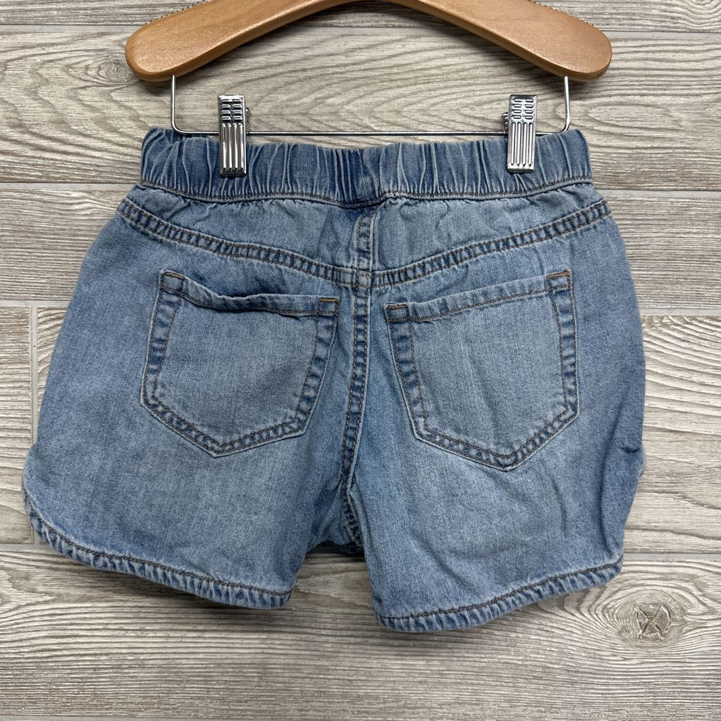 Denim Shorts Embroidered Flowers 8