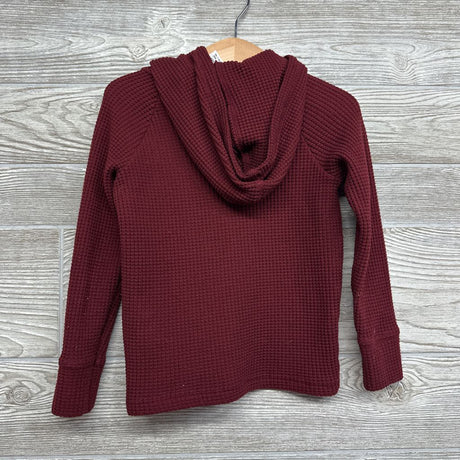 Waffle Knit Shirt W/ Hood 4t