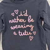 LS Shirt I'd Rather Be Wearing A Tutu 3t