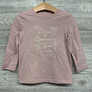 LS Shirt Dance Gymnastics Yoga 3t