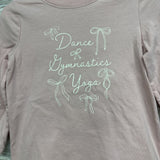LS Shirt Dance Gymnastics Yoga 3t