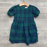Plaid Peplum Dress 4t