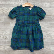 Plaid Peplum Dress 4t