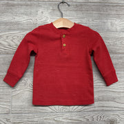 Henley Waffle Knit Shirt 12M