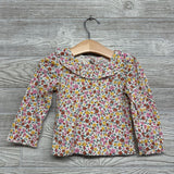Ribbed Jumper & LS Shirt Flowers 2t