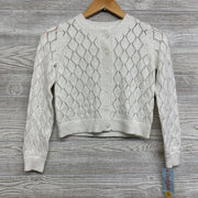 NEW Pointelle Glitter Cardigan 6-7