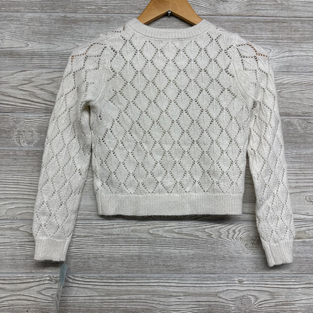 NEW Pointelle Glitter Cardigan 6-7