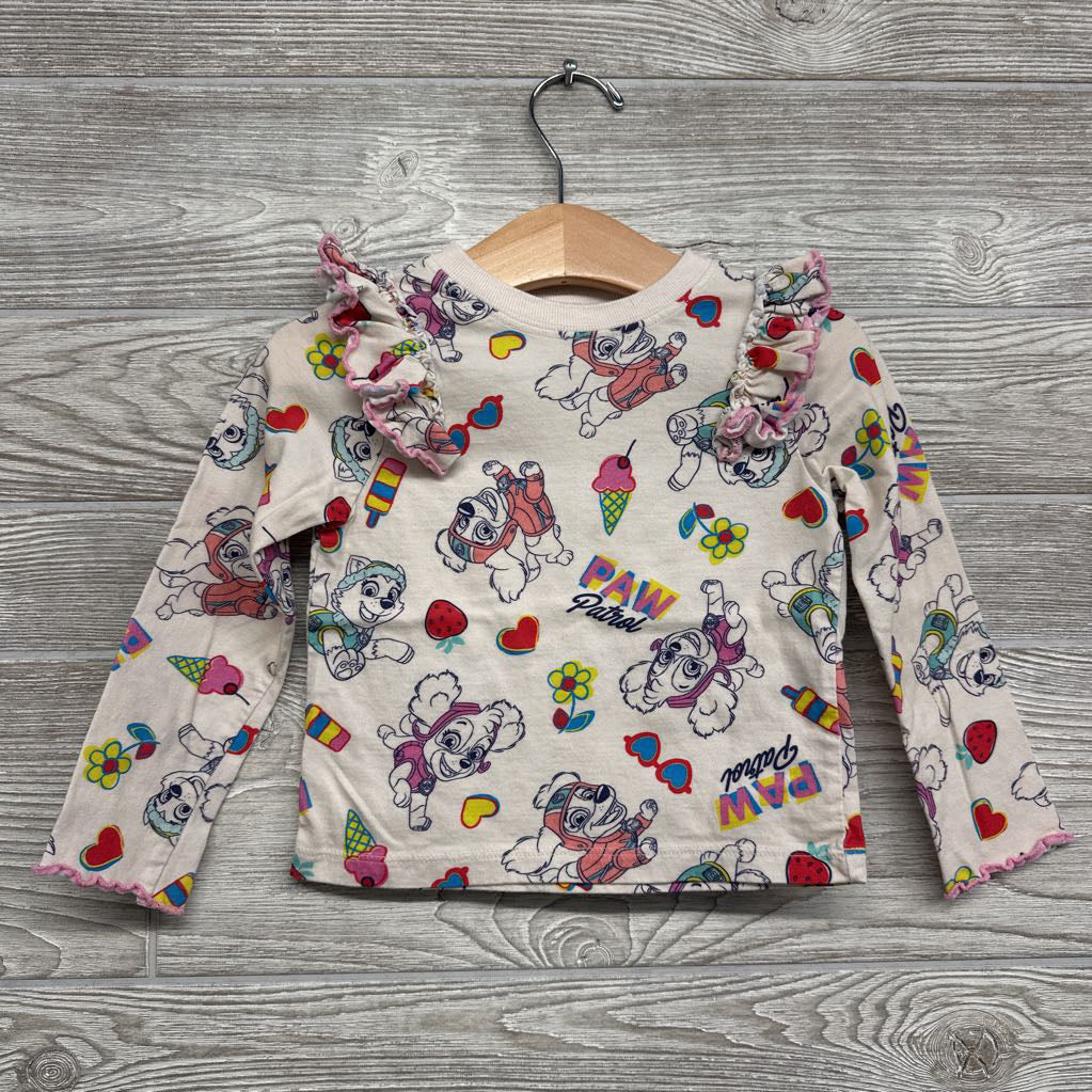 LS Shirt Food & Ruffles 3t