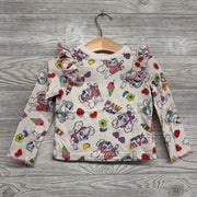 LS Shirt Food & Ruffles 3t