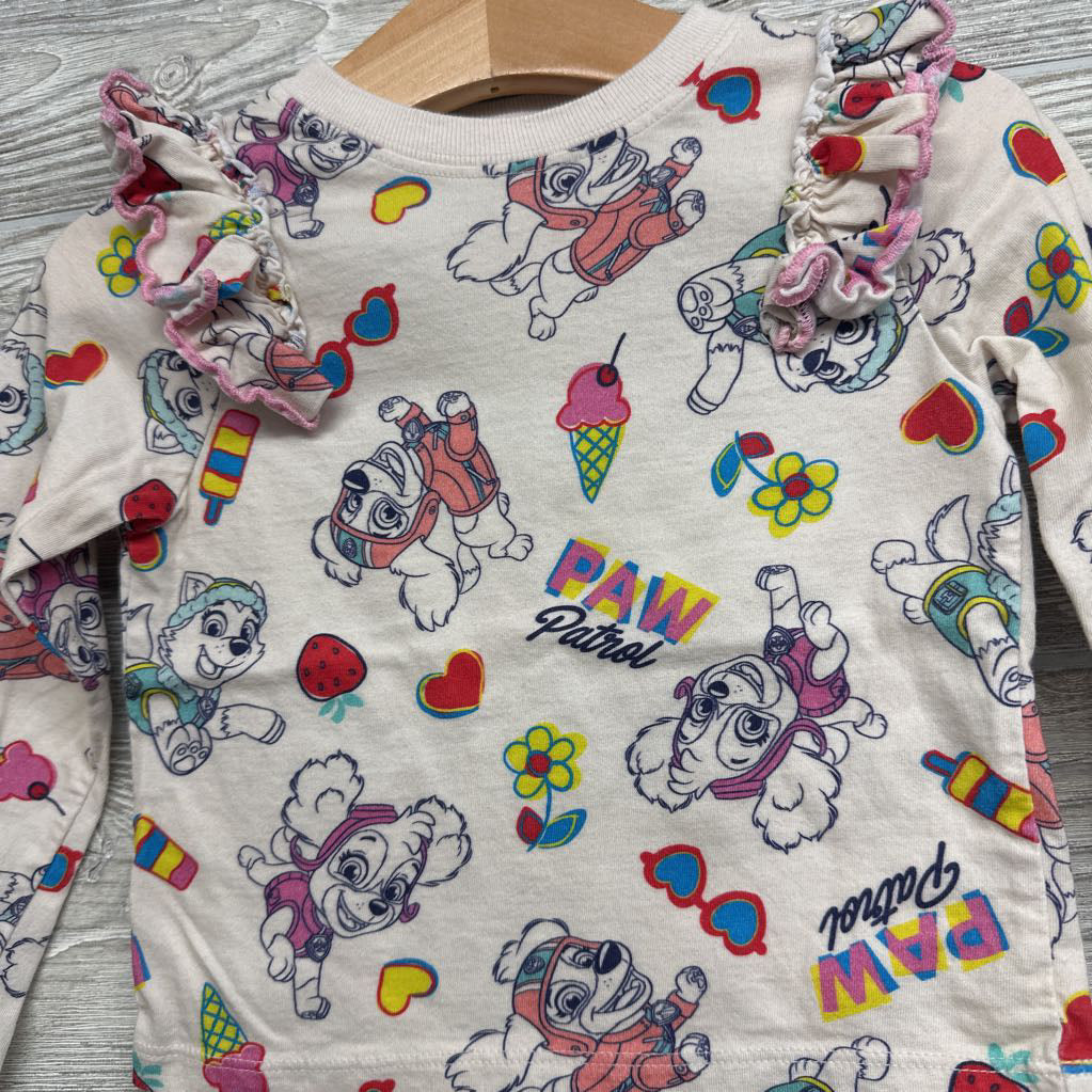 LS Shirt Food & Ruffles 3t