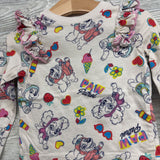 LS Shirt Food & Ruffles 3t