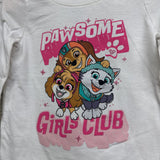 LS Shirt Pawsome Girls Club 3t