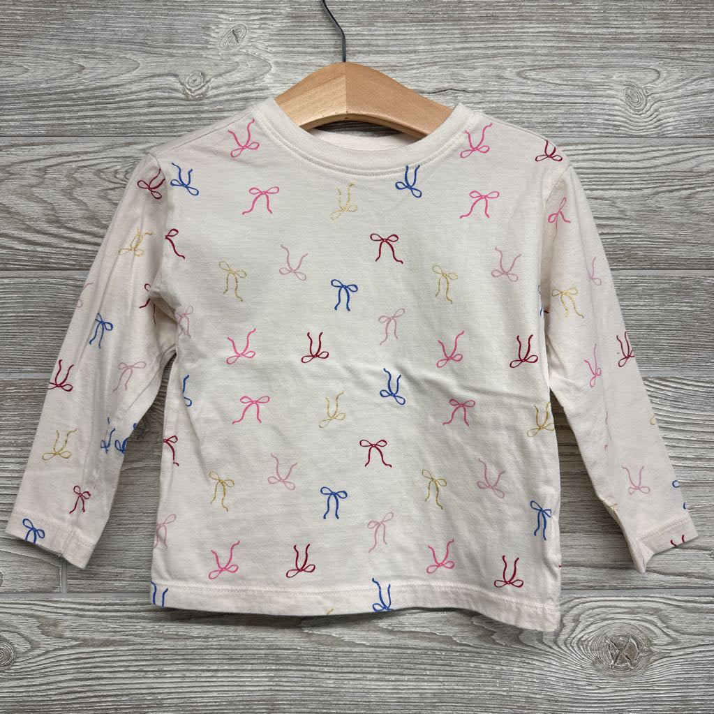 LS Shirt Bows 3t