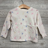 LS Shirt Bows 3t