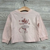 LS Shirt Ballerina Mouse 2t