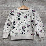 Crewneck Minnie Mouse & Peace Sign 3t