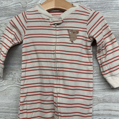 Ribbed Sleeper Stripes Koala Bear 9M
