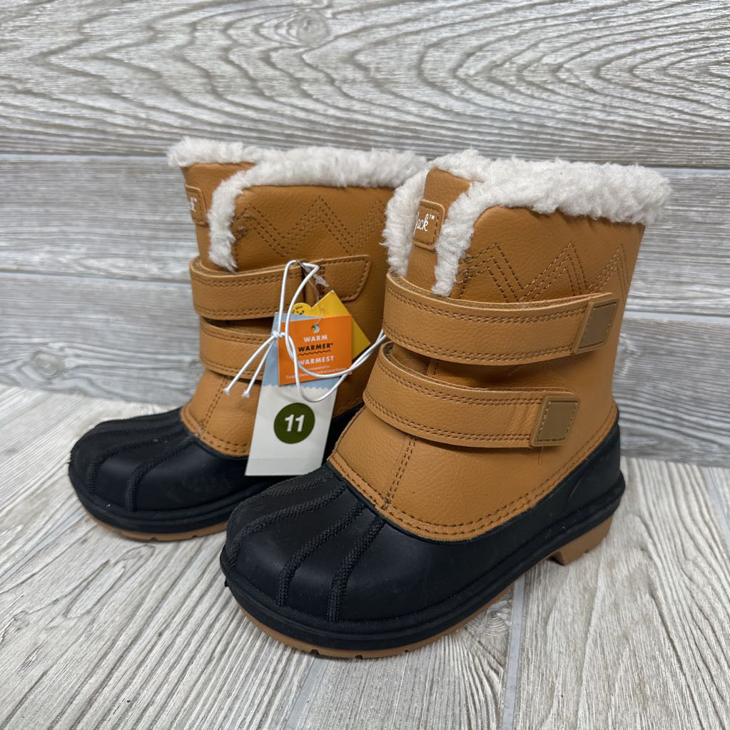 NEW Denver Double Velcro Snow Boots 11c