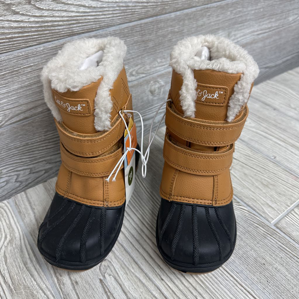 NEW Denver Double Velcro Snow Boots 11c