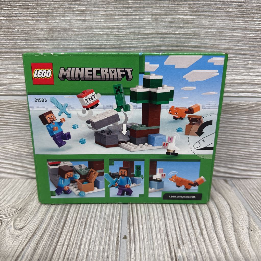 NEW Minecraft Steve's Taiga Adventure Block Set