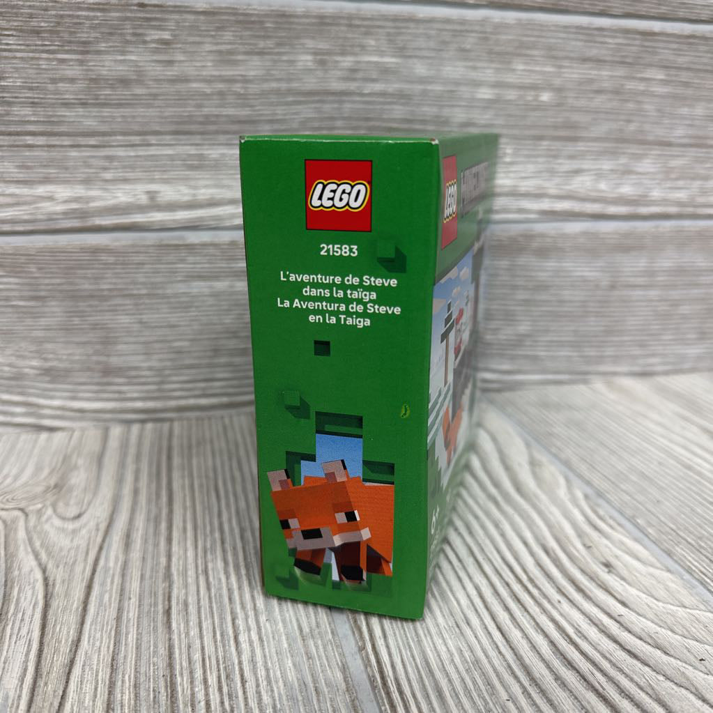 NEW Minecraft Steve's Taiga Adventure Block Set