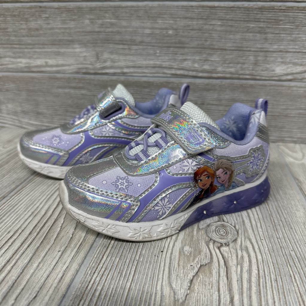 Velcro Light Up Shoes Elsa & Anna 9c