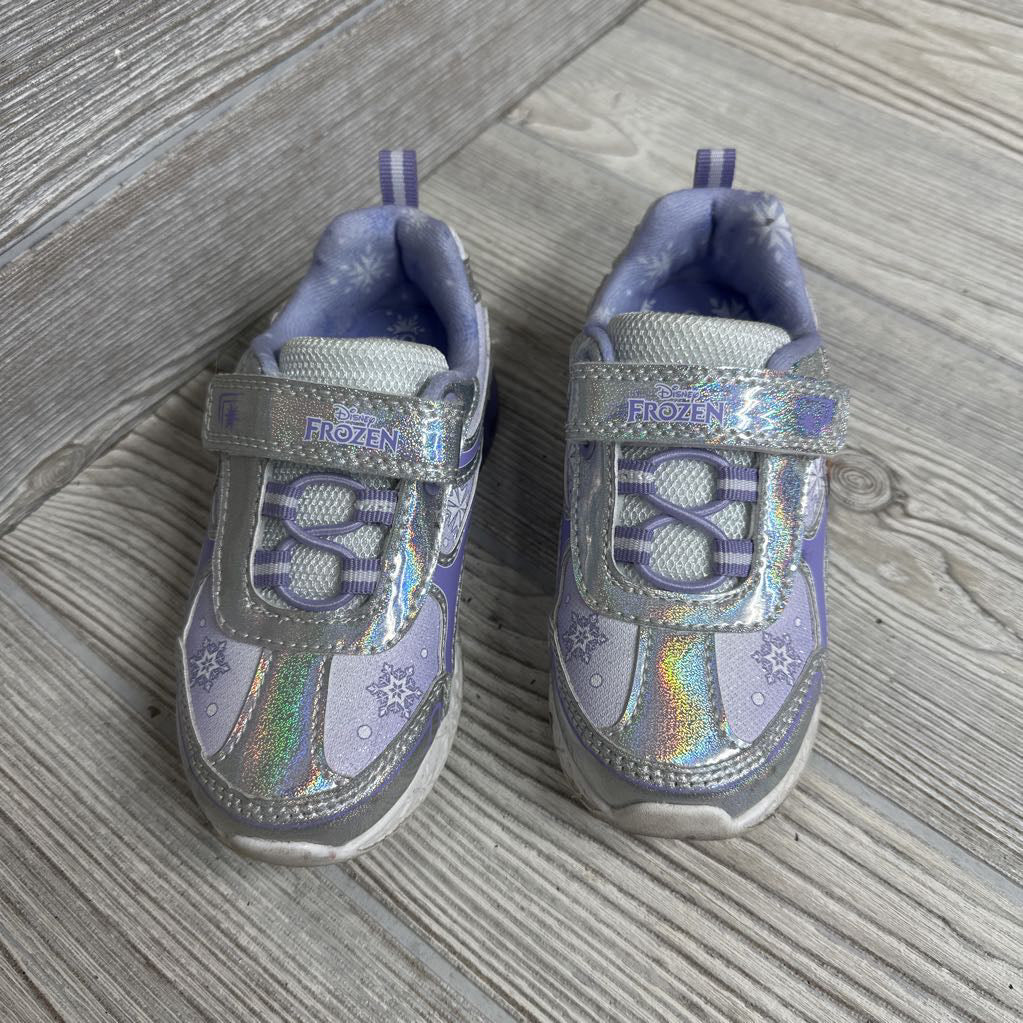 Velcro Light Up Shoes Elsa & Anna 9c