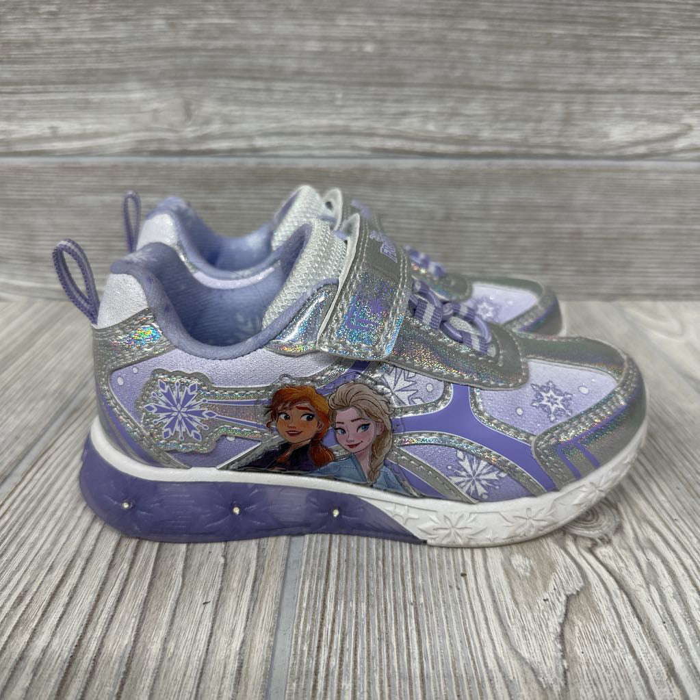 Velcro Light Up Shoes Elsa & Anna 9c
