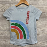 NEW Shirt Glitter Rainbow 7-8*