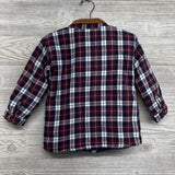 Fleece Lined Button Up Plaid Shirt 2t