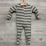 Lincoln Ribbed Footie Sleeper Stripes 0-3M