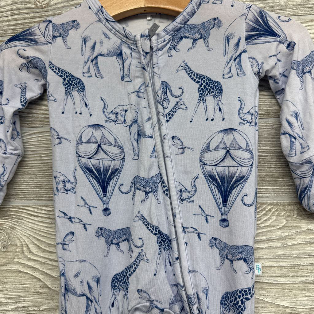 Noah Footie Sleeper Animals & Hot Air Balloon NB