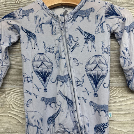 Noah Footie Sleeper Animals & Hot Air Balloon NB