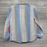 NEW Button Up Shirt Stripes W/ Tie 4t