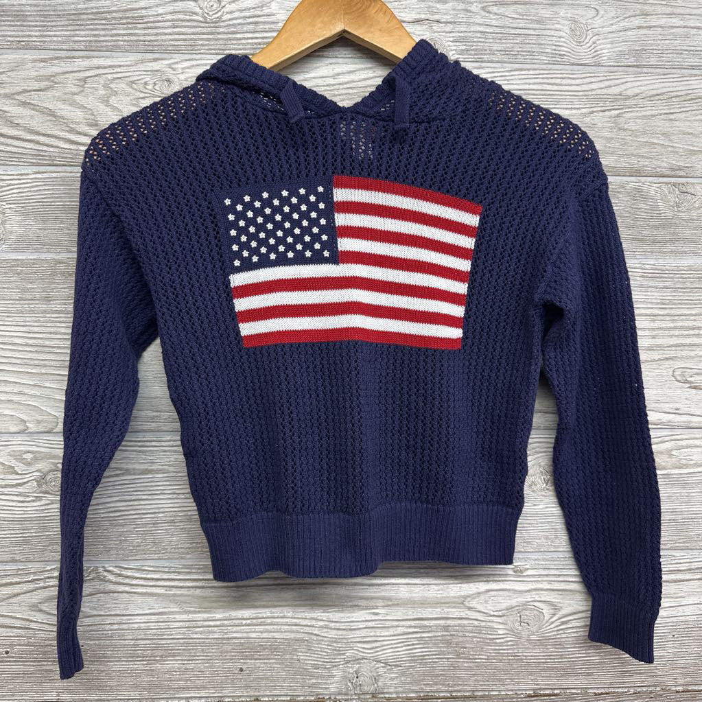 Pointelle Sweater Pullover Flag 8